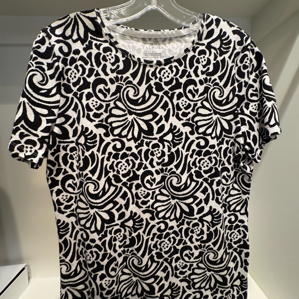 Talbots Short Sleeve Top, Large